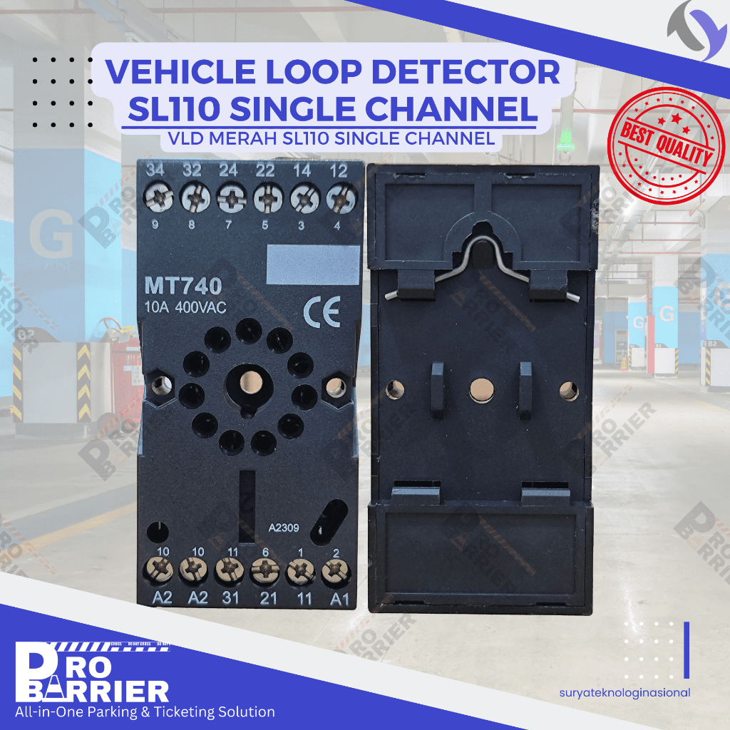 Jual Vehicle Loop Detector SL110 Single Channel / VLD Merah SL110 Singe ...