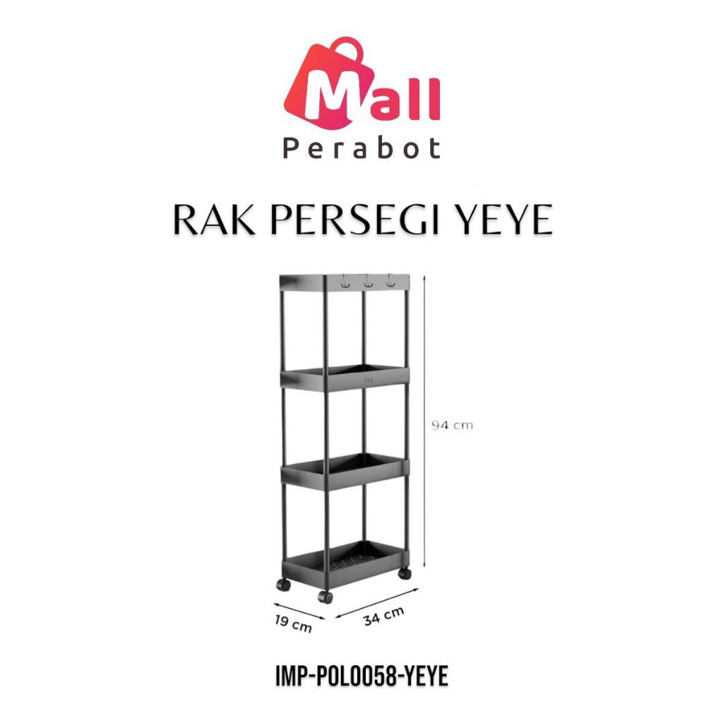Jual Mall Perabot NK Instan Kurir | Square Rak Toilet Rak Dapur Susun ...
