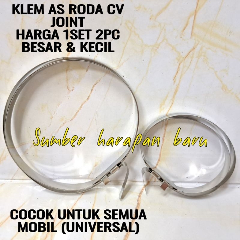 Jual Kleman Klem Kawat Pengikat Karet Boot As roda Cv Joint Besar Kecil ...