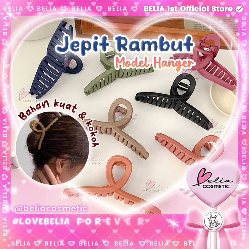Jual BELIA Jepit Rambut Bentuk Hanger Bahan Plastik Gaya Korea | Jedai ...