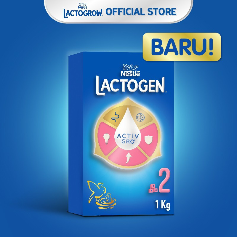 Jual LACTOGEN 2 Formula Lanjutan 6-12 bln Box 1Kg nestle susu formula ...