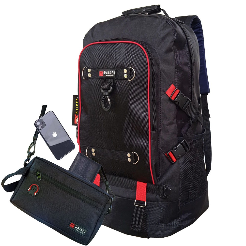 Jual Tas Ransel Jumbo ORIGINAL Pria Wanita Backpack 60L Polyestern ...
