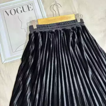 Rok Plisket Bludru Velvet 7 8 Premium Bisa Rok Plisket Bludru Pendek