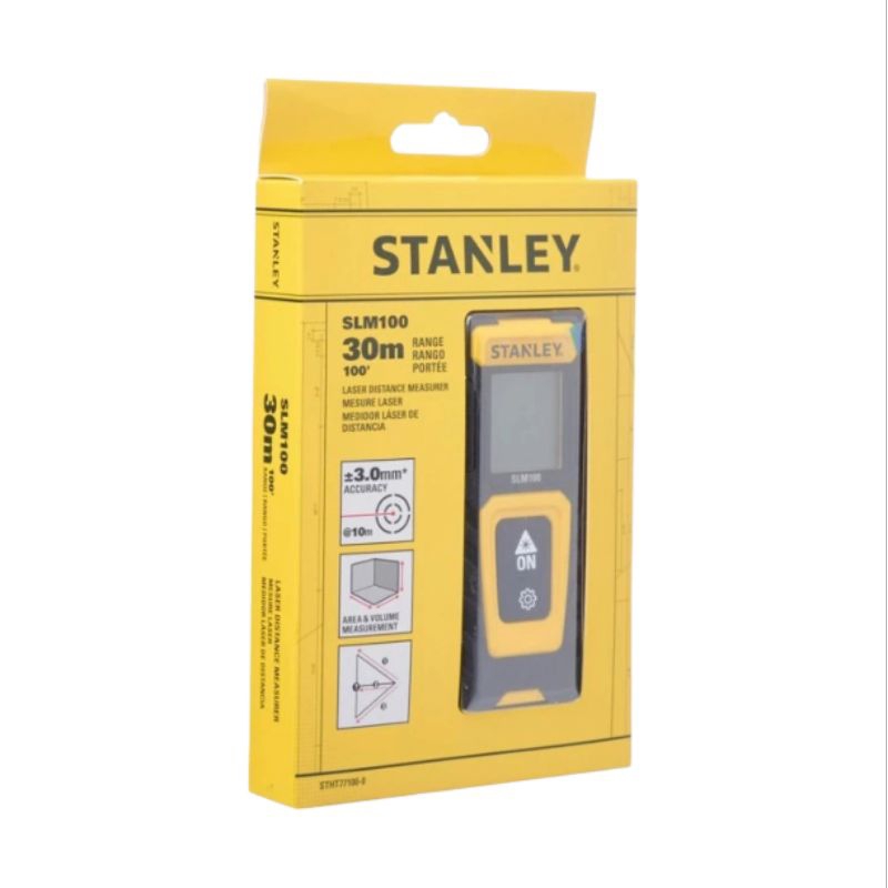 Jual Meteran Laser Stanley SLM100 30M Pengukur Jarak Stanley SLM 100 30 ...