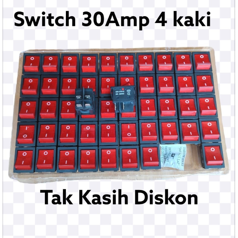 Jual Switch Saklar ON/OFF Travo Inverter 30A 4 KAKI DAN 6 KAKI | Shopee ...