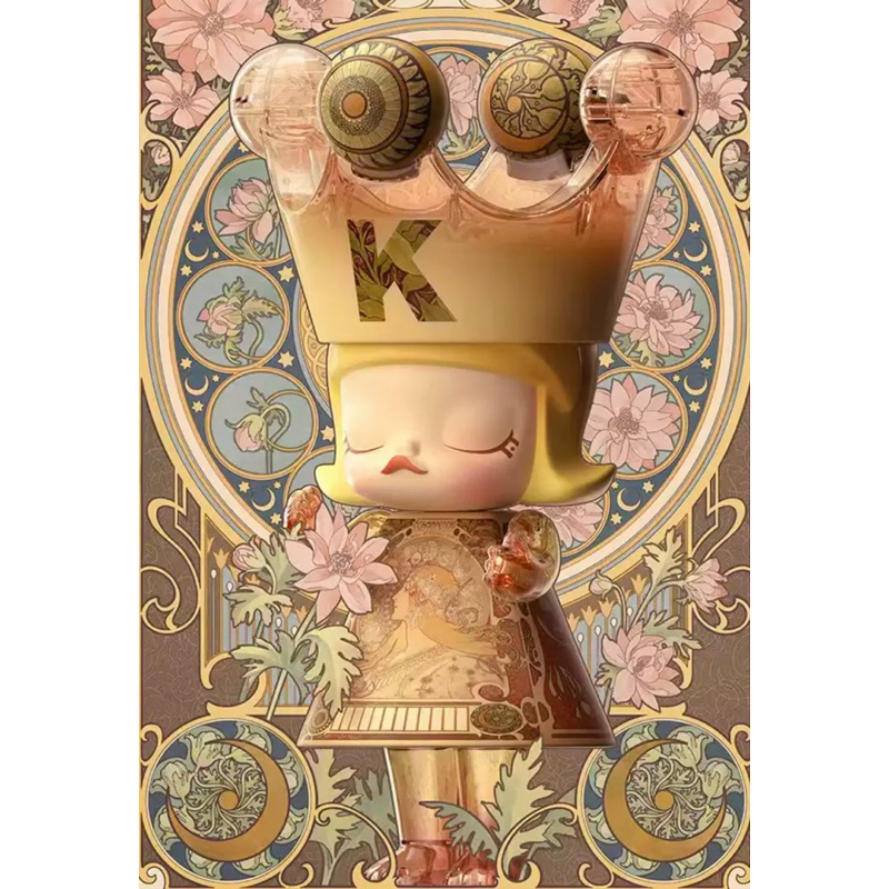 Jual Mega Royal Molly 400% Mucha Zodiac Alphonse Maria Mucha 38CM