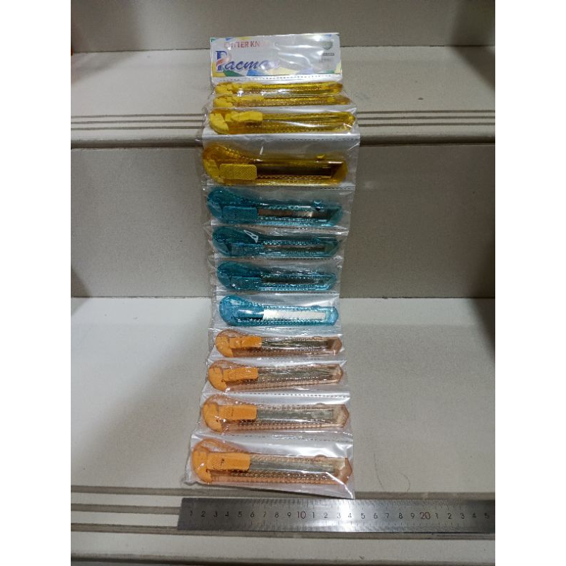 Jual cutter renceng isi 12 pcs | Shopee Indonesia
