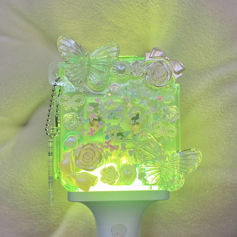 Jual NCT Lightstick Acrylic Guard Anti Gores strap ballchain hole Deco ...