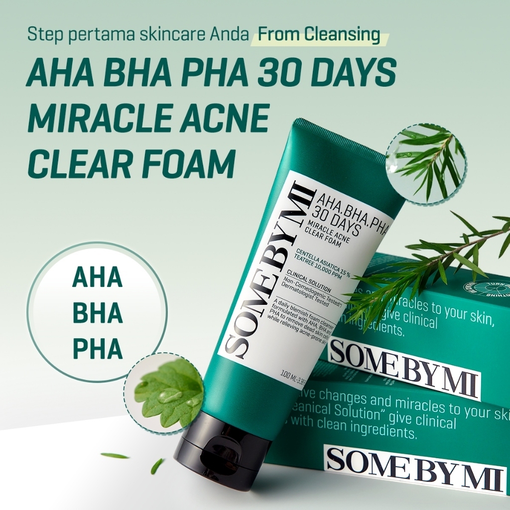 Jual SOME BY MI AHA BHA PHA 30 Days Miracle Foam 100ml | Shopee Indonesia