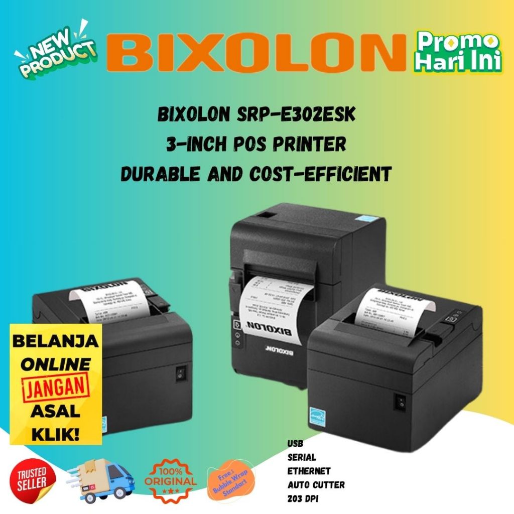 Jual Bixolon SRP-E302ESK Label Printer Kasir Thermal USB Lan Serial ...