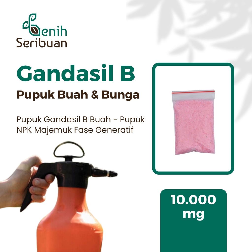 Benih Seribuan - Pupuk Gandasil B Nutrisi Pembuahan