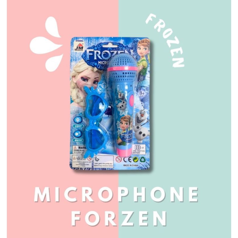 Jual Mainan Anak Music Microphone/Mik/Mic Frozen LOL Karaoke Musik Set ...