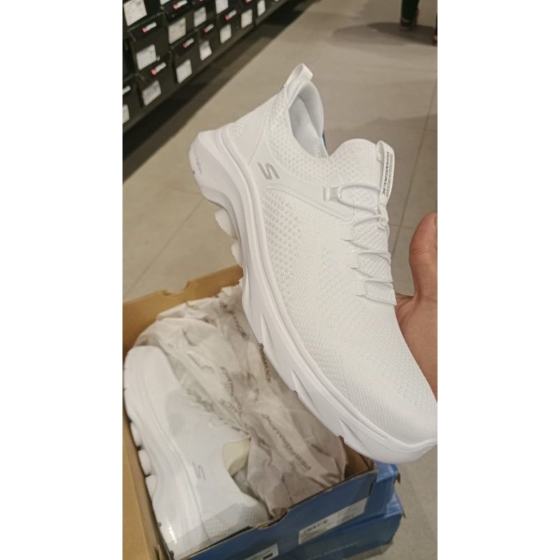 Jual Skechers Go walk 7 abie sepatu slip on skechers 125225/WHT ...