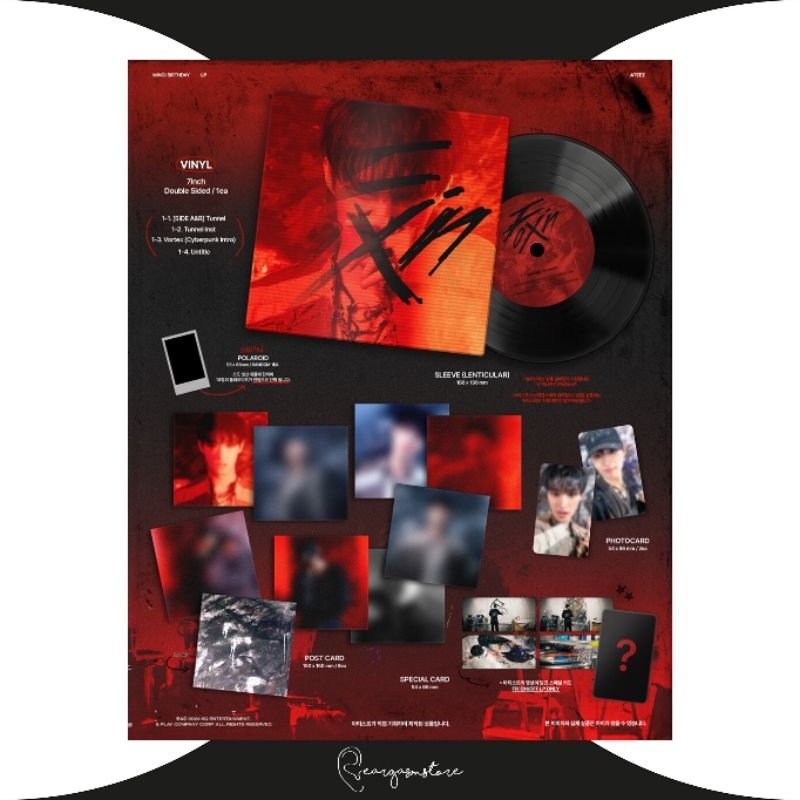 Jual MINGI (ATEEZ) - FIX ON/OFF (VINYL LP) | Shopee Indonesia