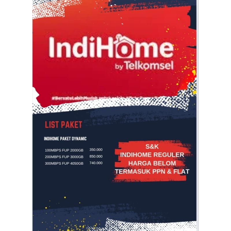 Jual High speed premium khusus indihome Dynamic seluruh kota Indonesia ...