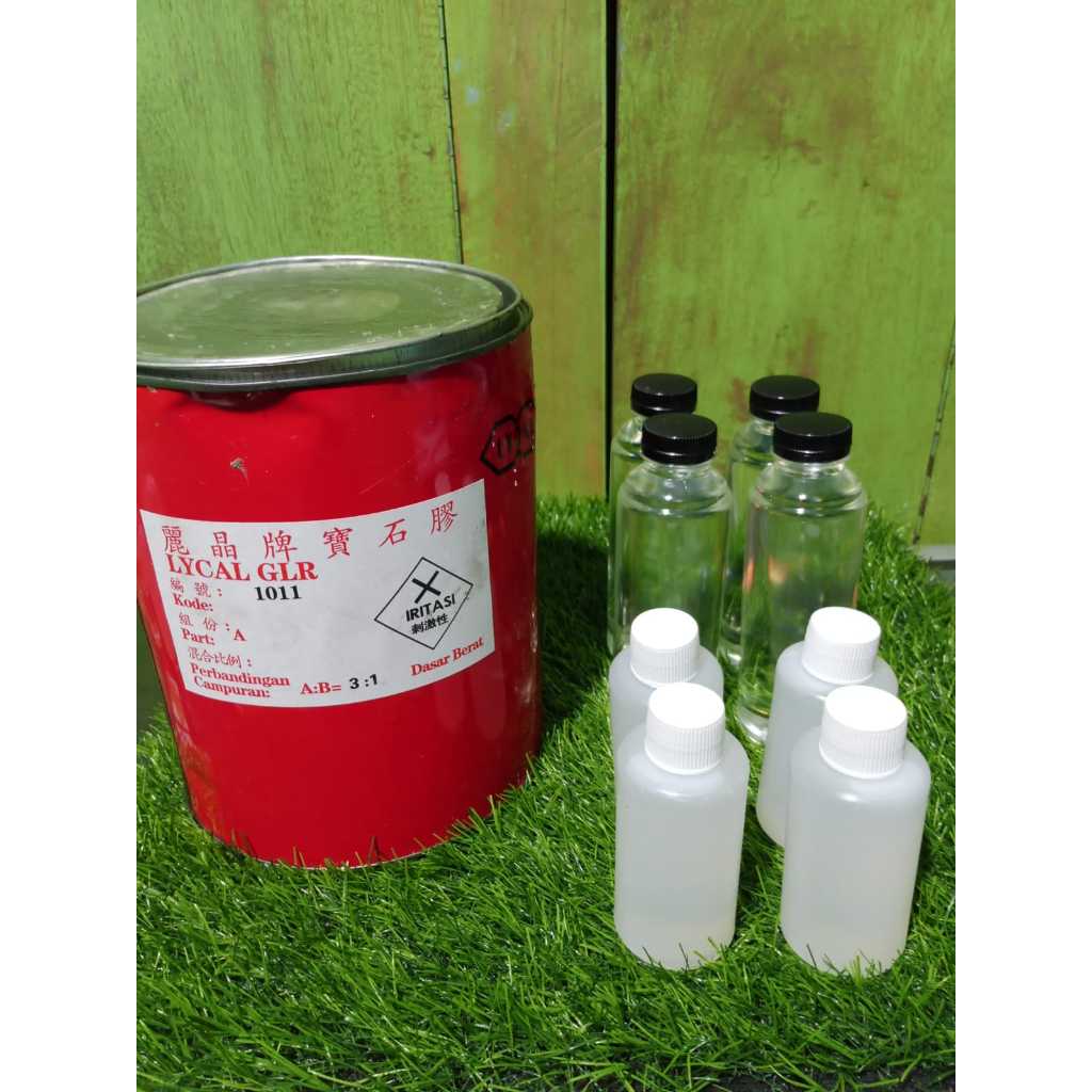 Jual Resin Bening Lycal 1011 Eceran 300 gram + Katalis 100 gr, Lycal ...