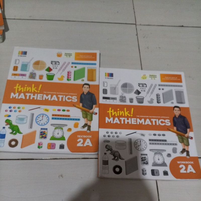 Jual think mathematics textbook 2a worbook shopee indonesia