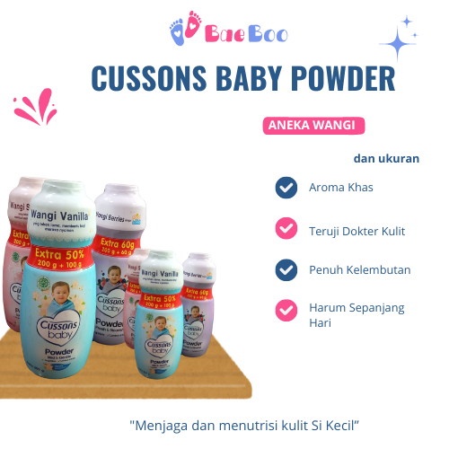 Jual Cussons Baby Powder Varian Mild & Gentle (Biru) Aneka Ukuran ...