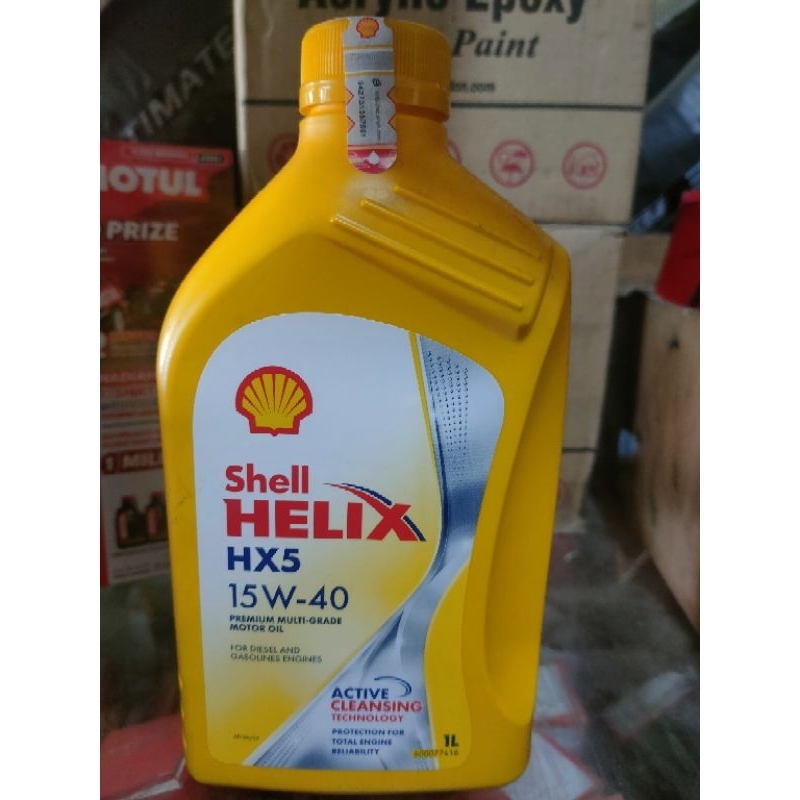 Jual OLI MESIN SHELL HELIX hx5 1LITER 100% ORIGINAL | Shopee Indonesia