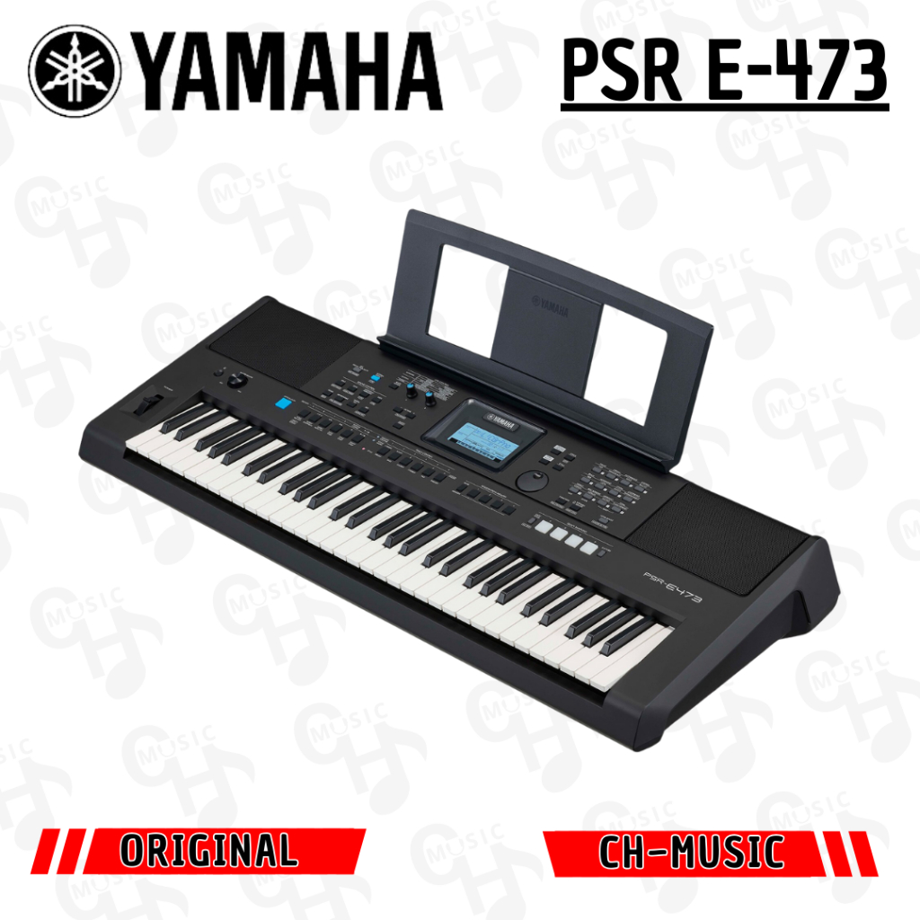 Jual Yamaha PSR E473 E-473 61-Keys Portable Keyboard Paket | Shopee ...