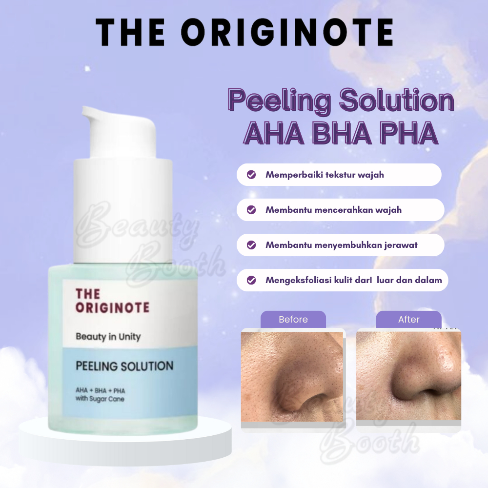 Jual THE ORIGINOTE Peeling Solution AHA BHA PHA 20ml | Serum Eksfoliasi ...