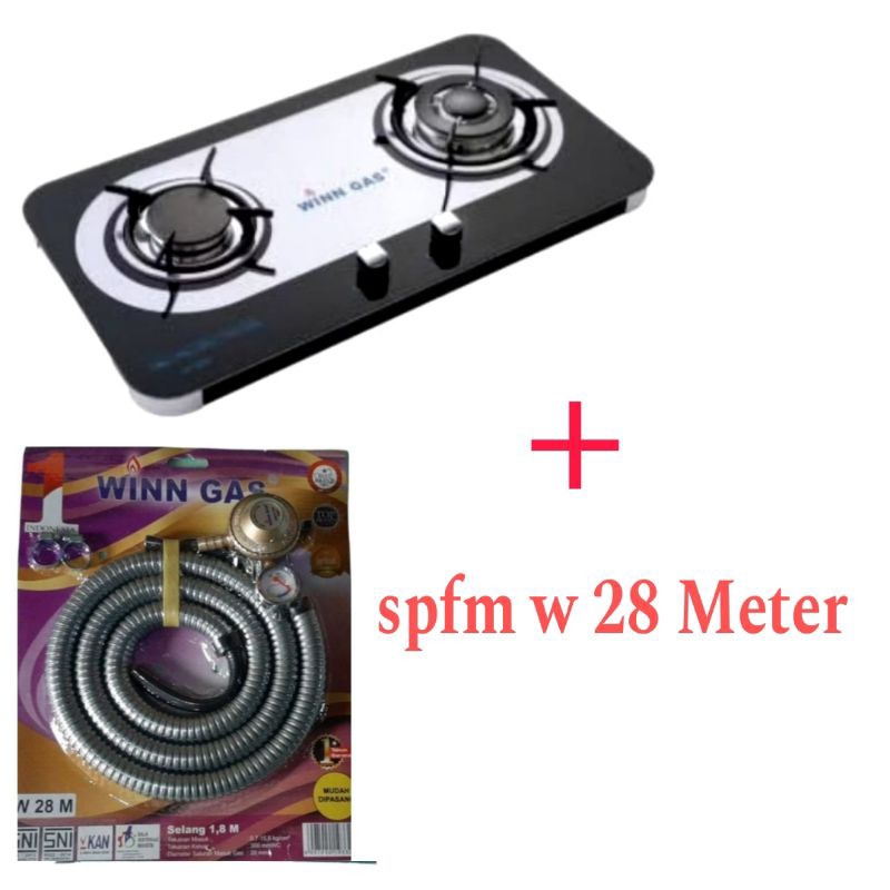 Jual WINN GAS W888 WINN GAS KOMPOR GAS KACA 2 TUNGKU W 888 KOMPOR ...