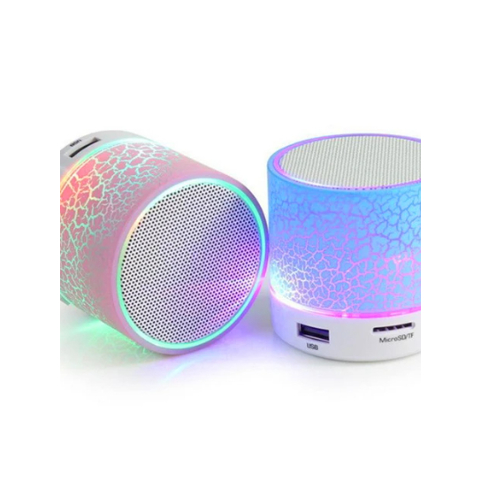 Jual Speaker Mini Bluetooth Portable Retak Lampu Led Music Wireless ...