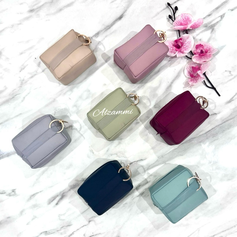 Mukena Treveling Mini Parasut Korea Siera Series Tas Mewah