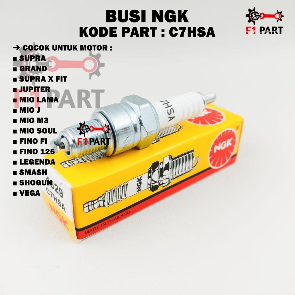 Jual Busi NGK C7HSA Untuk Motor Supra Grand Jupiter Mio Fino Legenda ...