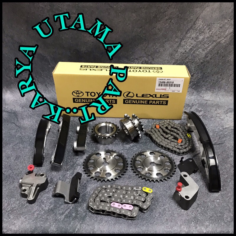 Jual Chain Timing Set/Chain Kit Timing Set Toyota Hilux Revo/Innova ...