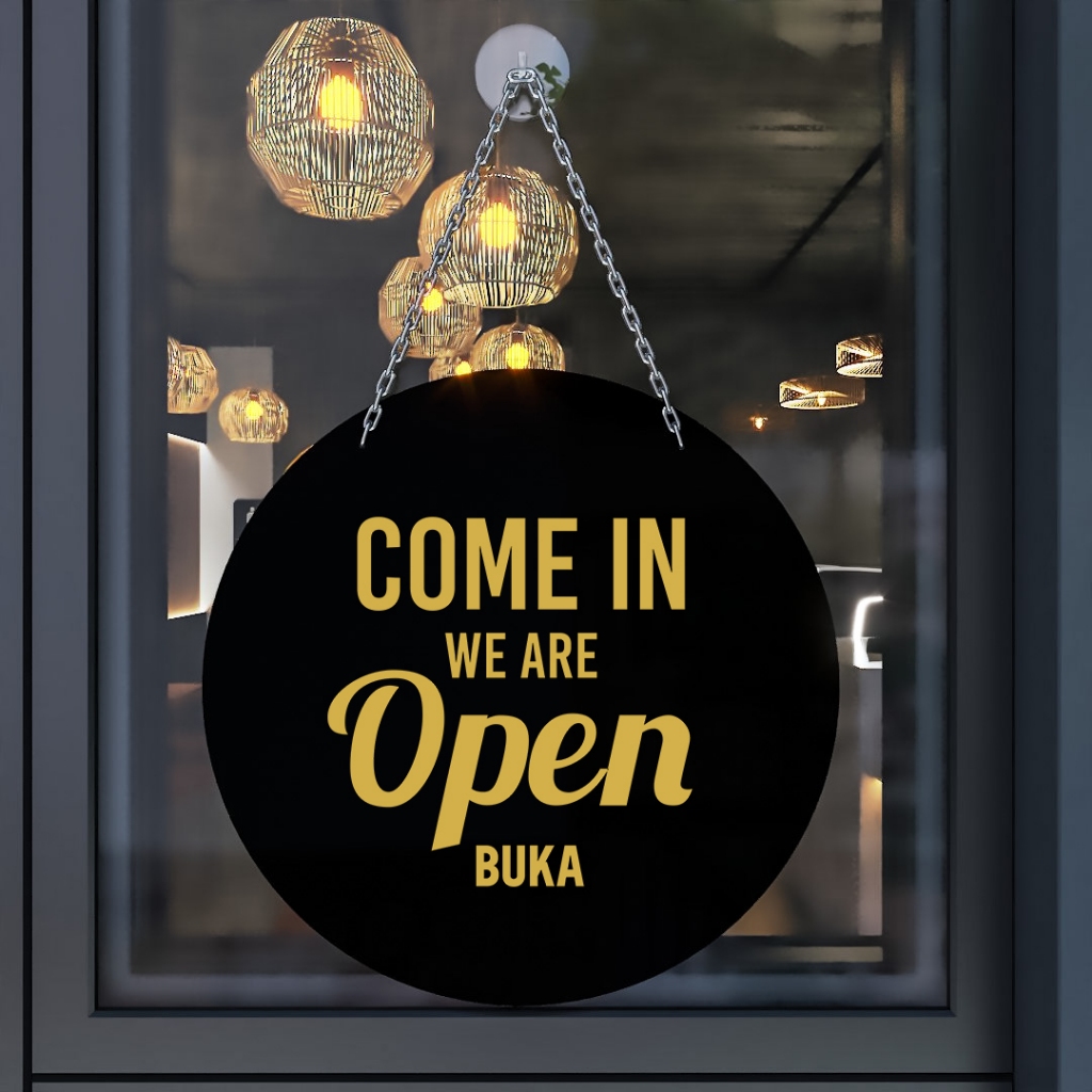 Jual SIGN ACRYLIC OPEN CLOSE/ SIGN ACRYLIC BUKA TUTUP / AKRILIK OPEN ...