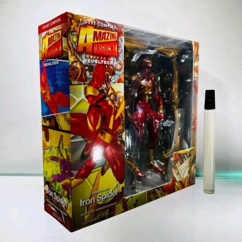 Jual Mainan action figure Revoltech Amazing Yamaguchi iron spider ...