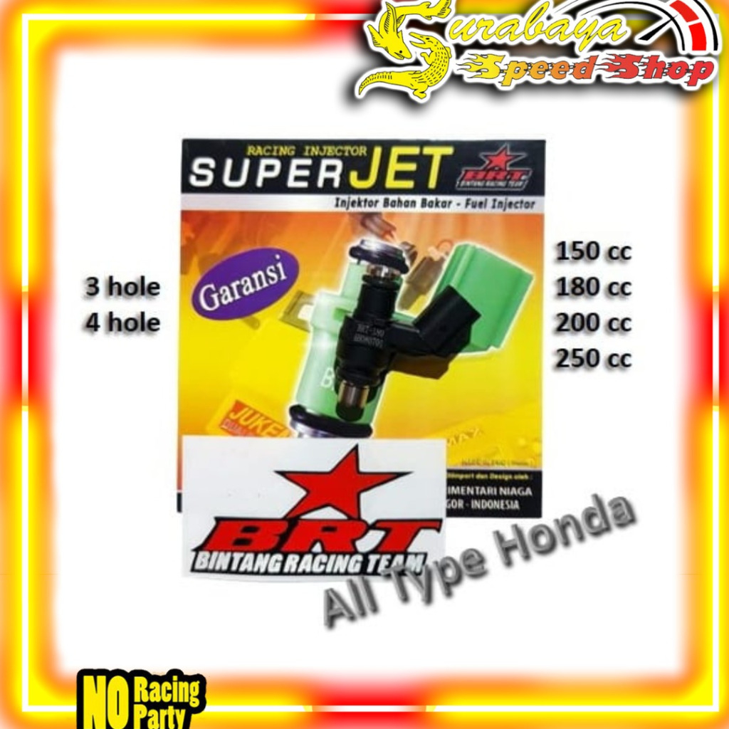 Jual BRT Injector All Honda Series Hole Lobang 3 Lobang 4 150CC 180CC ...