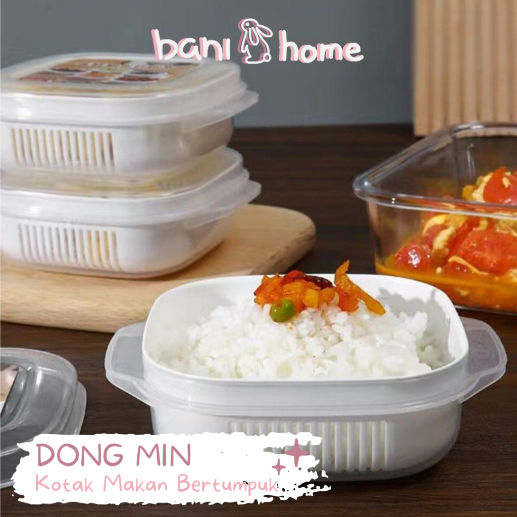 Jual BANI - DONG MIN Food Storage Vegetables Aesthetic Container Kulkas ...