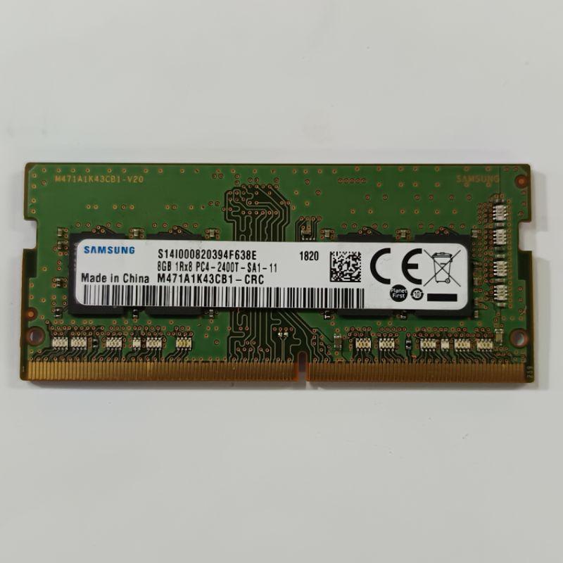 Jual sodimm ddr4 8gb pc4 2400t 1RX8 Samsung original ram memori laptop ...