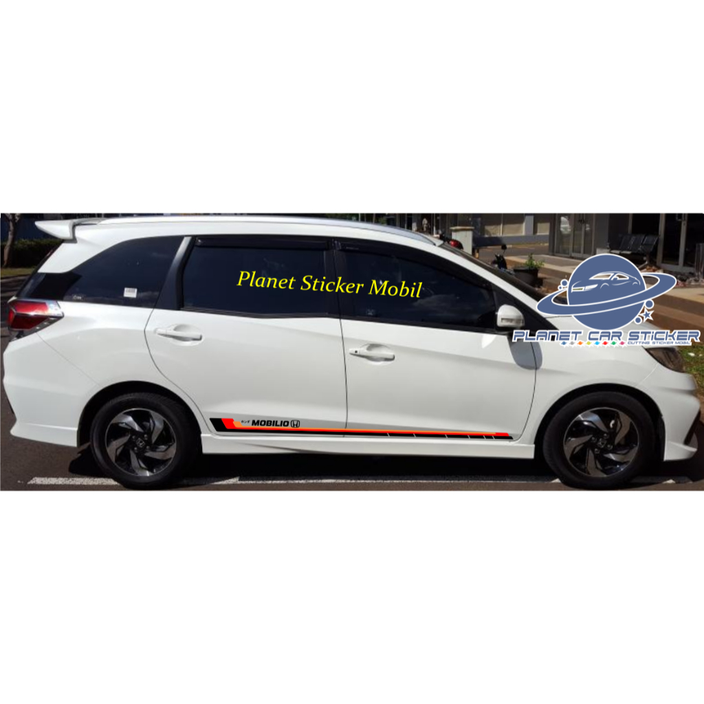 Jual sticker mobilio stiker list body mobil honda mobilio stiker ...