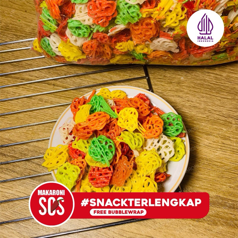 Jual Kerupuk Mawar Warna Warni 1kg Krupuk rafael mentah siap goreng ...
