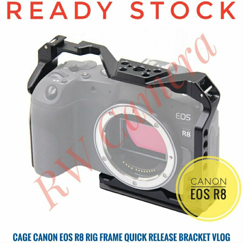 Jual Cage EOS R8 R7 Rig Camera Canon Hand Grip Bracket EOSR8 EOSR7 Vlog ...