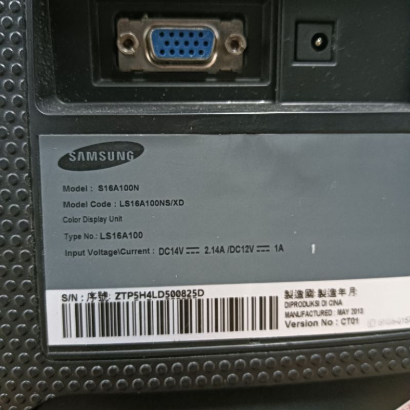 Jual Monitor LED Samsung 16 INCH Wide Screen Like New | Shopee Indonesia