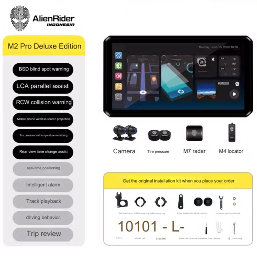 Jual Alien Rider M2 Pro AI Assistance Full Set Full set | Shopee Indonesia