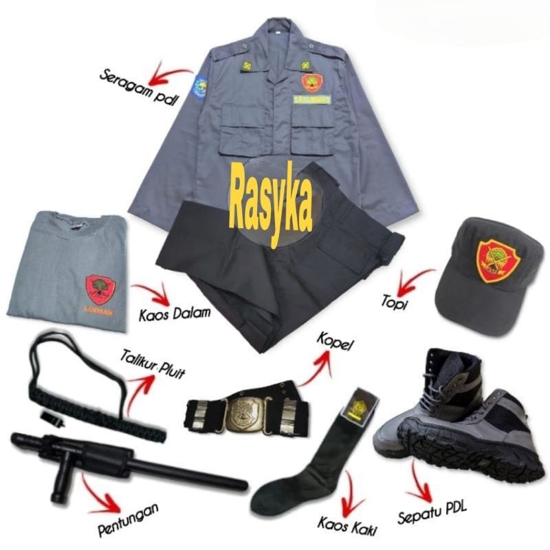 Jual SERAGAM LINMAS PAKET LENGKAP | Shopee Indonesia