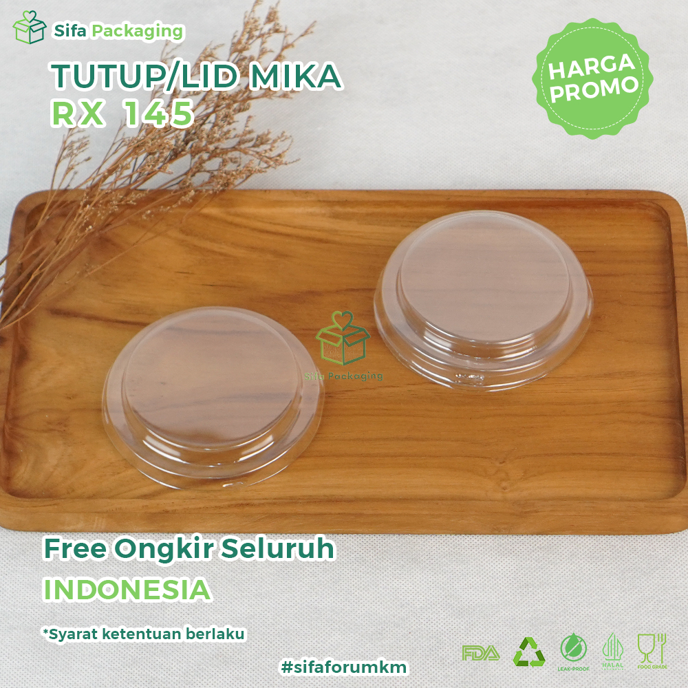 Jual Tutup Mika Alumunium Foil Tray RX 145 Lid Mika (Tutup Saja ...