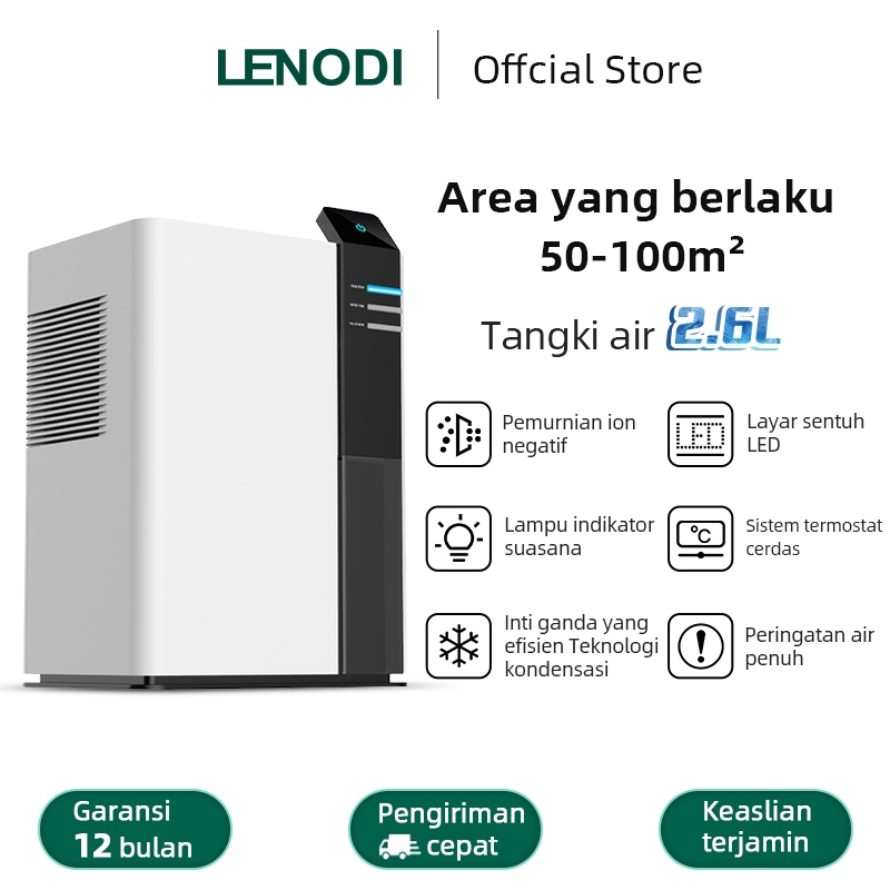 Jual LENODI Dehumidifier Untuk Rumah Kamar Tidur Kecil Dehumidifikasi ...