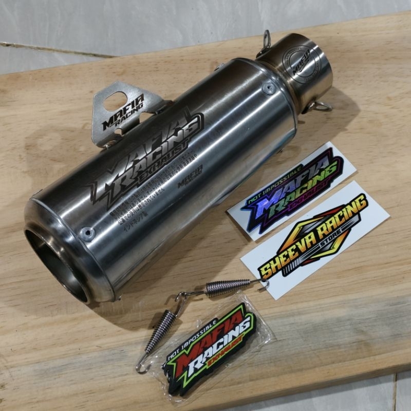 Jual KENALPOT RACING MAFIA ORIGINAL SUARA BASS GAHAR POLL MODEL GP