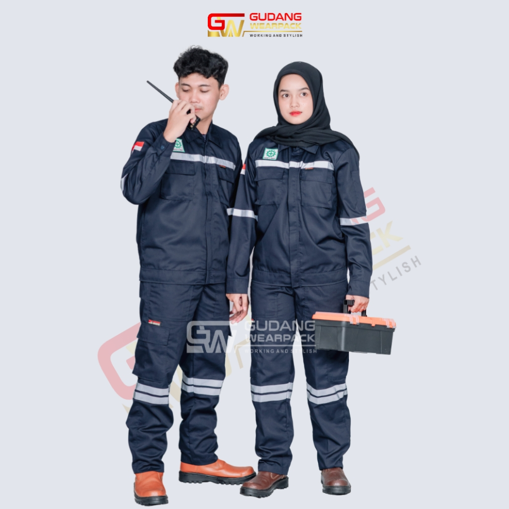 Jual WEARPACK SETELAN Wearpack DONGKER POLOS\lengan panjang\sleting ...