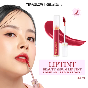 Liptint Serum TERAGLOW Beauty Serum Lip Tint Stain Hydrating Moisturizing Lip Gloss Lipstik