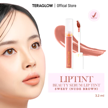 Liptint Serum TERAGLOW Beauty Serum Lip Tint Stain Hydrating Moisturizing Lip Gloss Lipstik