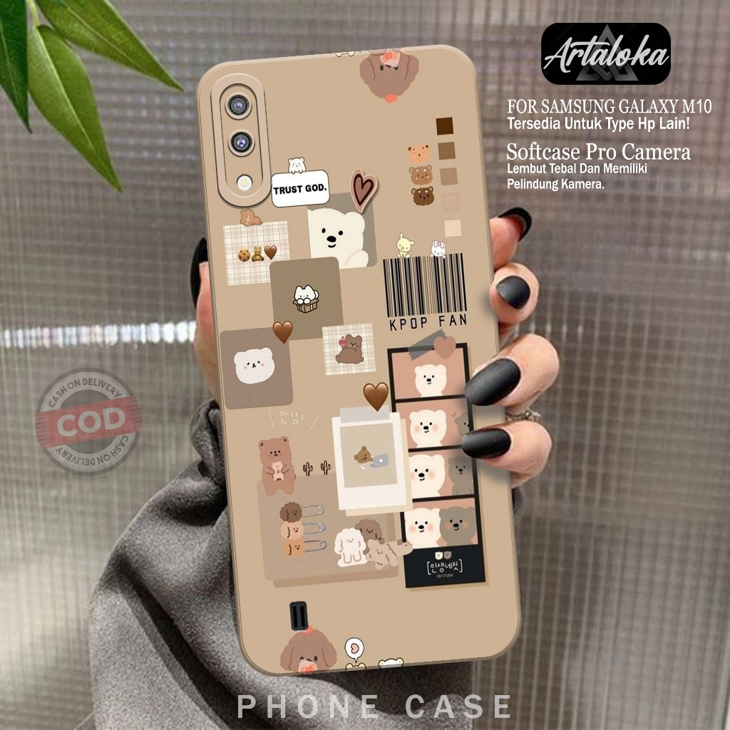 Liquid Silicone Softcase Samsung Galaxy M10 Camera Jual Softcase