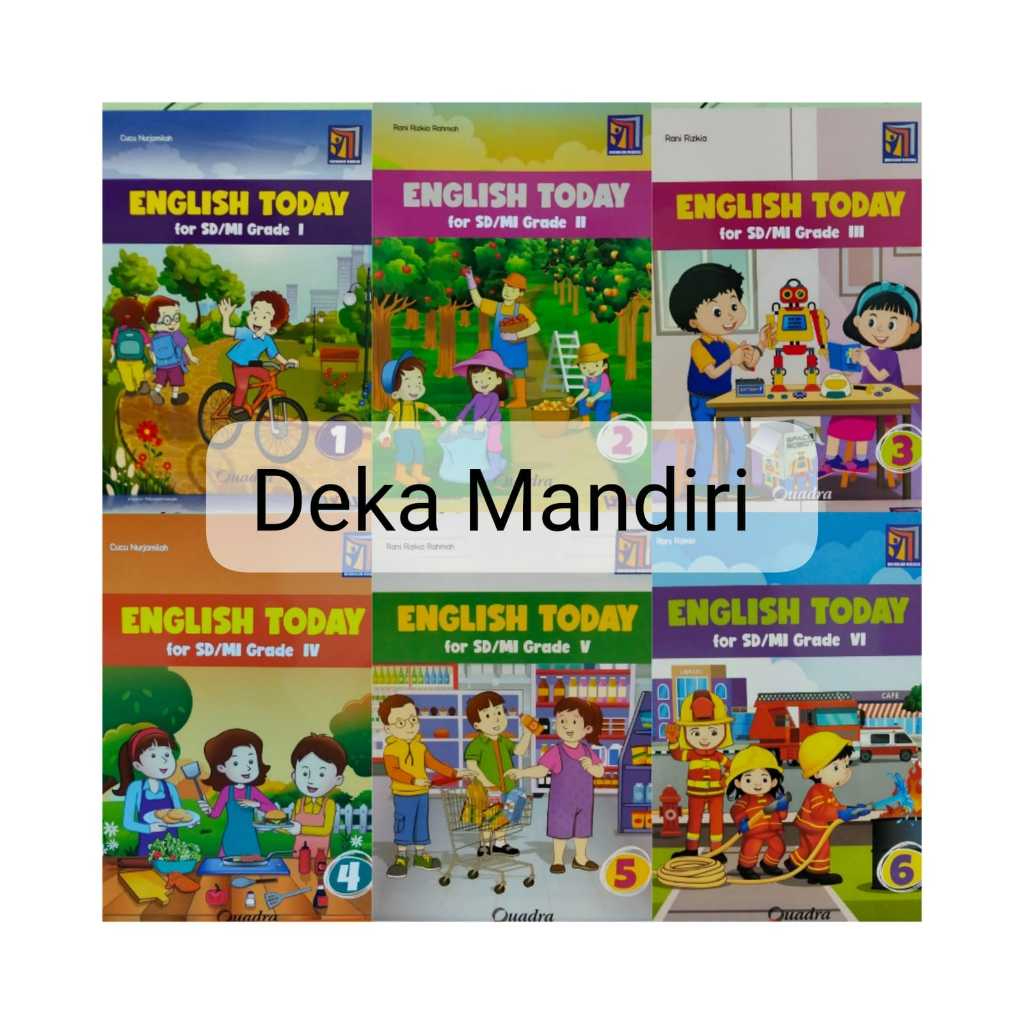 Jual Buku English Today For SD/MI Grade 1 2 3 4 5 6 Kurikulum Merdeka ...