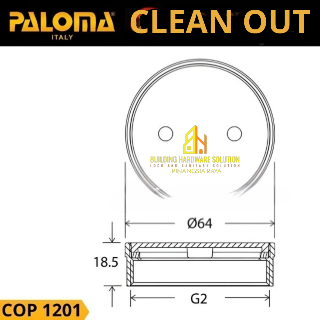 Jual PALOMA COP 1201 Clean Out 2